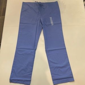 Medium unisex light blue scrub pant